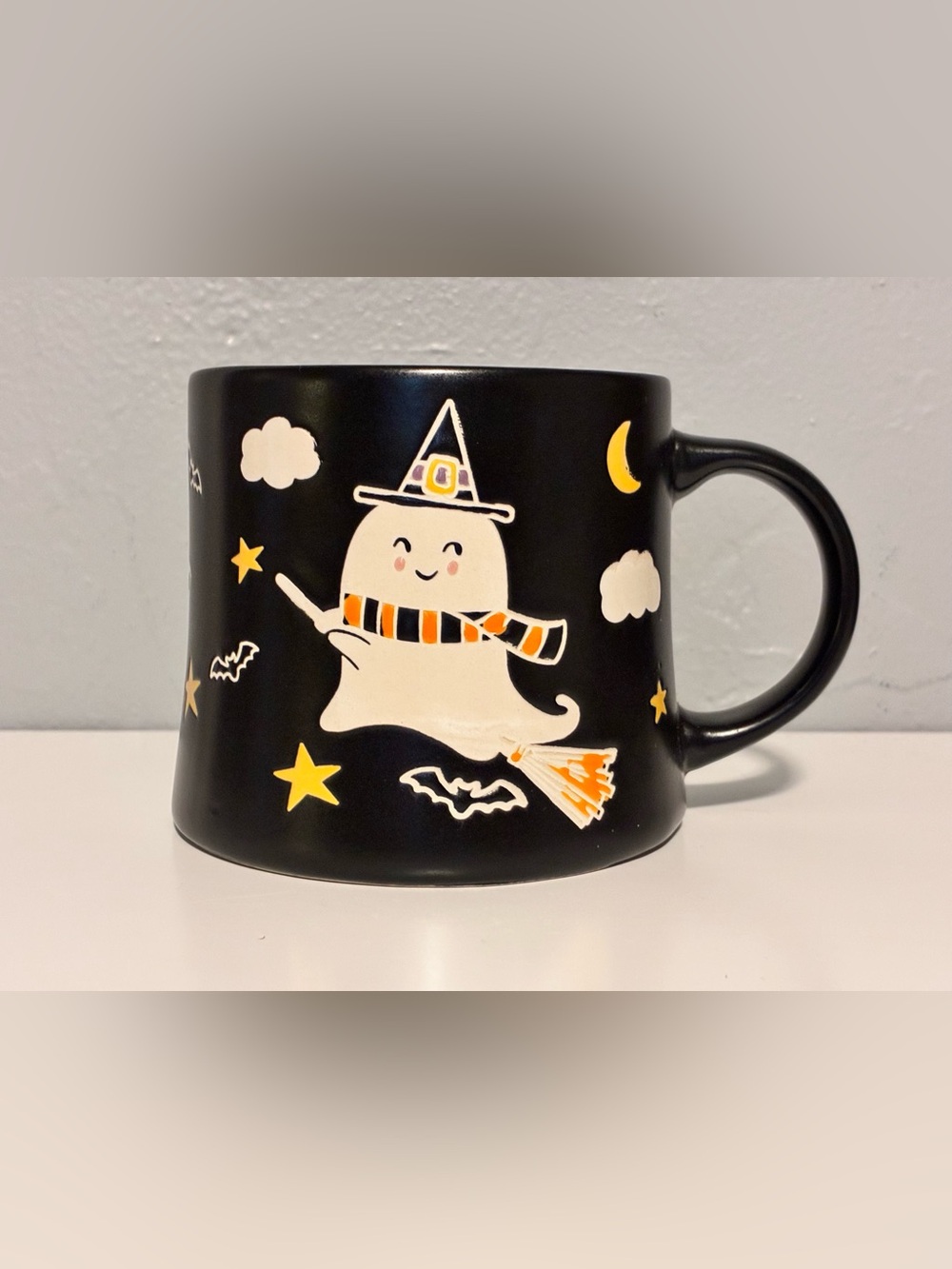 Cracker Barrel Halloween Ghost Coffee Mug